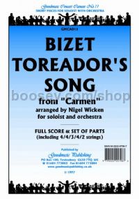 Toreador's Song (from Carmen) - orchestra (score & parts)