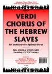 Chorus of the Hebrew Slaves (score)