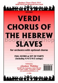 Chorus of the Hebrew Slaves (score & parts)