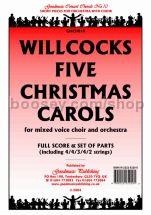 Five Christmas Carols for orchestra (score & parts)
