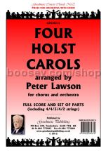 Four Holst Carols for orchestra (score & parts)