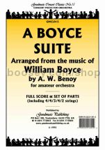 William Boyce Suite for orchestra (score & parts)