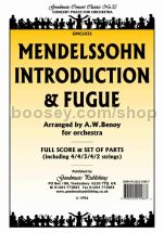 Introduction & Fugue for orchestra (score & parts)