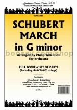 March in G minor for orchestra (score & parts)