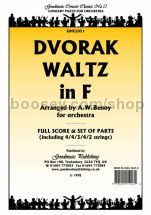 Waltz in F for orchestra (score & parts)