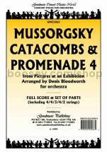 Catacombs & Promenade 4 for orchestra (score & parts)