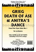Death of Ase & Anitra's Dance (from Peer Gynt Suite No. 1) for string orchestra (score & parts)
