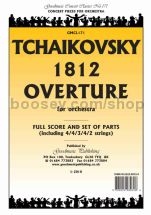 1812 Overture for orchestra (score & parts)