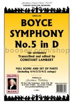 Symphony No. 5 for orchestra (score & parts)