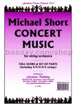 Concert Music for Strings for string orchestra (score & parts)