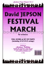 Festival March for orchestra (score & parts)