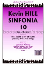 Sinfonia 10 for orchestra (score & parts)