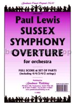 Sussex Symphony Overture for orchestra (score & parts)