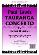 Tauranga Concerto for string orchestra (score & parts)