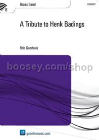 A Tribute to Henk Badings - Brass Band (Score)