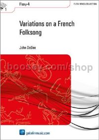 Variations on a French Folksong - Brass Band (Score & Parts)