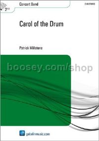Carol of the drum - Concert Band (Score & Parts)