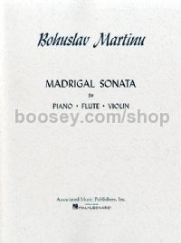 MADRIGAL SONATA Flute/Viola/Piano Parts 