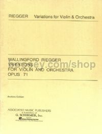 Variations Op.71 (Violin/Piano)