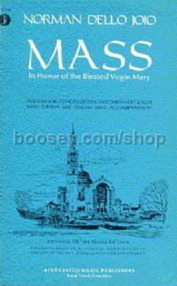 Mass In Honour Of The Blessed Virgin Mary (Cantor & Congregation)