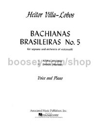 Aria & Dansa (Bachianas Brasileiras No.5) voice & cello ensemble