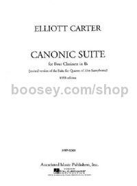 Canonic Suite (Clarinet Quartet)