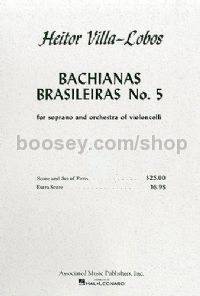 Bachianas Brasileiras No5 Set Original for Cellos