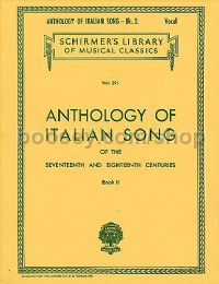 Anthology Italian Song Book 2 Lb291