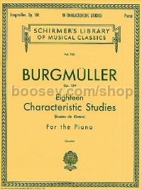 Eighteen Characteristic Studies Op. 109 (Schirmer's Library of Musical Classics)