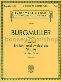 Brilliant and Melodious Studies (12) Op. 105 piano