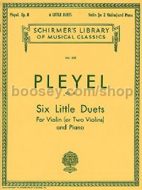 Six Little Duets for Violin & Piano Op. 8 Lb832 (Schirmer's Library of Musical Classics)