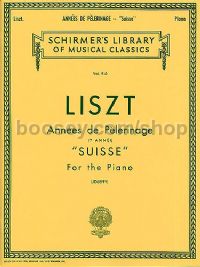 Années de Pèlerinage - Book 1: Suisse (Schirmer's Library of Musical Classics)