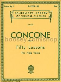 Fifty Lessons For High Voice Op. 9 Lb1468 (Schirmer's Library of Musical Classics)