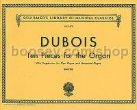 Pieces (10) For Organ (Schirmer's Library of Musical Classics)