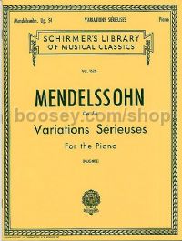 Variations Serieuses Op.54 - Piano