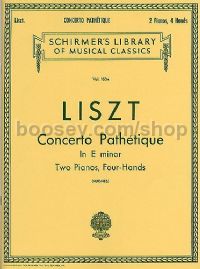 Concerto Pathetique in E minor (2 pianos)