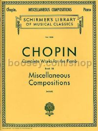 Complete Works for The Piano Book XII Miscellaneous