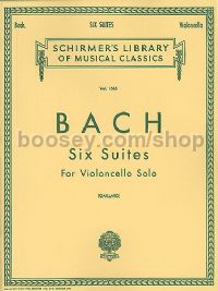 Six Suites For Violoncello Solo (Schirmer's Library of Musical Classics)