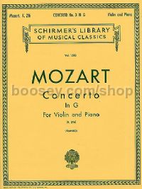 Concerto No3 In G Violin Lb1580