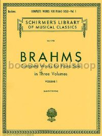 Complete Works For Piano Solo vol.1 (Schirmer's Library of Musical Classics) 