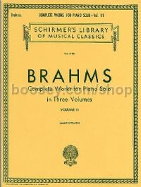 Complete Works For Piano Solo vol.3 (Schirmer's Library of Musical Classics) 