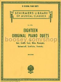 Eighteen Original Piano Duets (Schirmer's Library of Musical Classics)                        