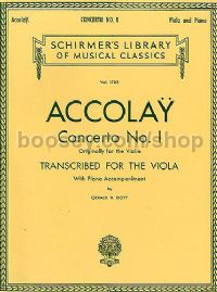 Concerto No1 (Doty) Vla/Piano Red Lb1785 (Schirmer's Library of Musical Classics) 