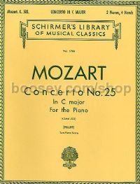Piano Concerto No25 In C K503 Two Piano Score (Schirmer's Library of Musical Classics)
