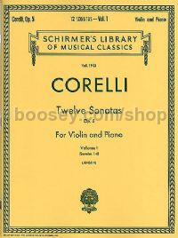 Twelve Violin Sonatas Op.5 Vol.1 No. 1-6