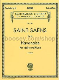 Havanaise Op.83 - Violin & Piano