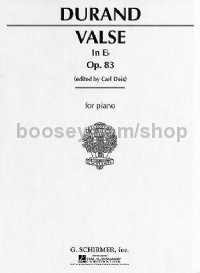 Valse In E Flat Op.83 - Piano