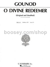 O Divine Redeemer: Hi In C piano/org St1310