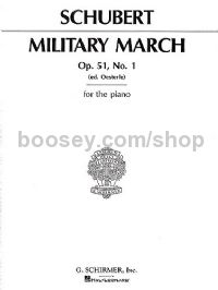 March Militaire Op. 51 No 1 (Piano Solo)