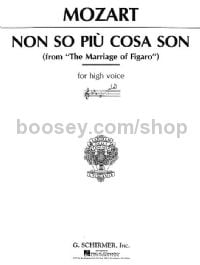 Non So Piu Cosa Son (Le Nozze Di Figaro) - High Voice